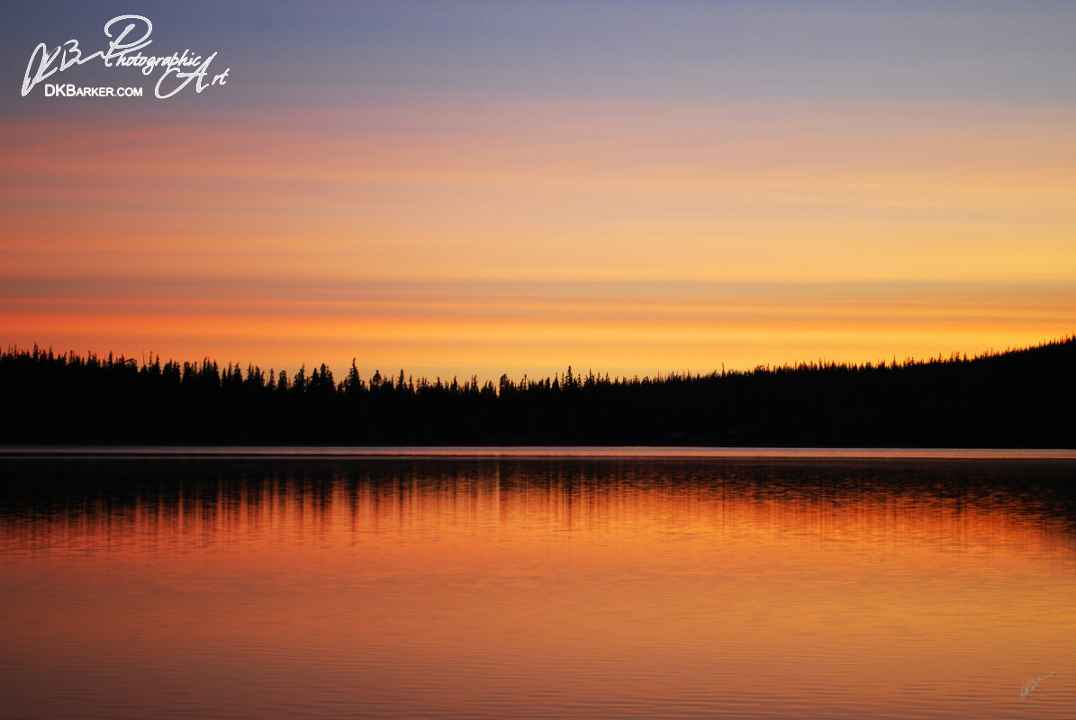 Olallie Lake Sunset