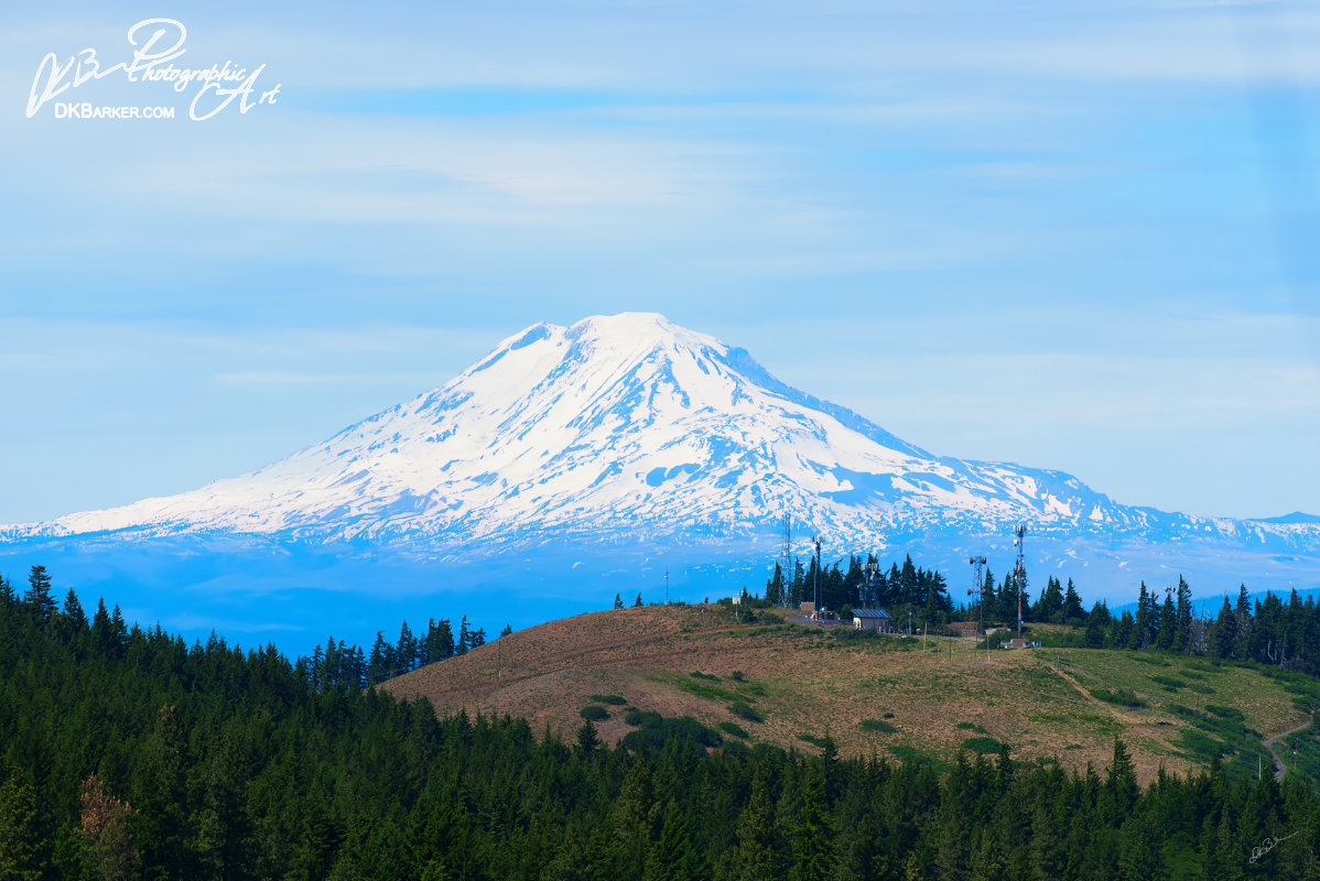 Mt Adams From Hood River Mountain