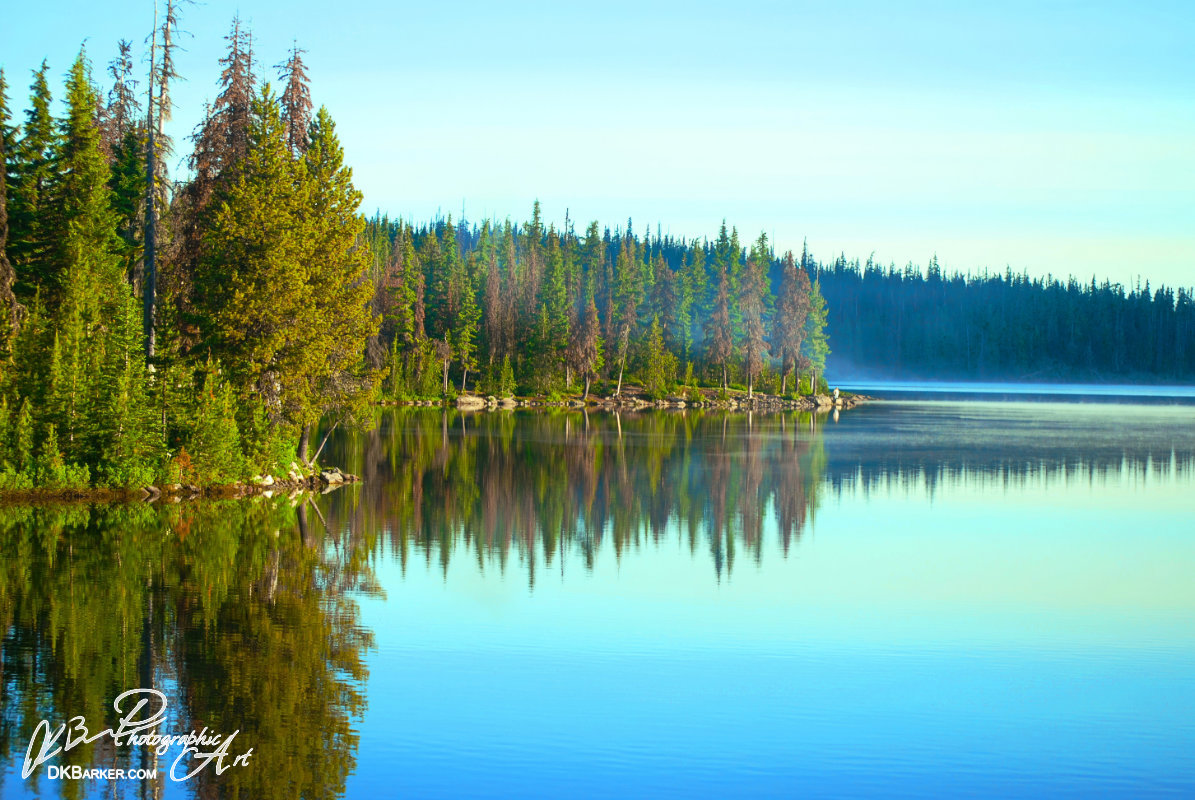 Olallie Lake Photo Art